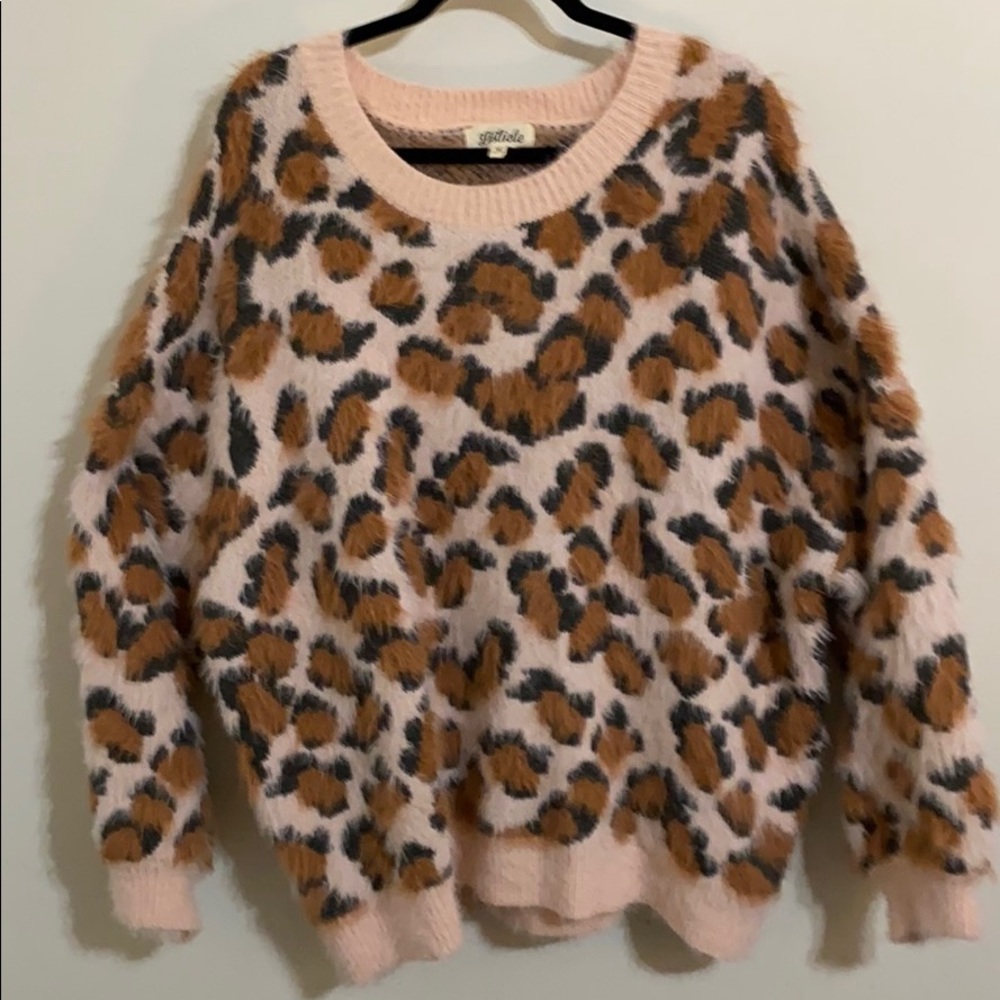Cozy Animal Print Cheetah Sweater